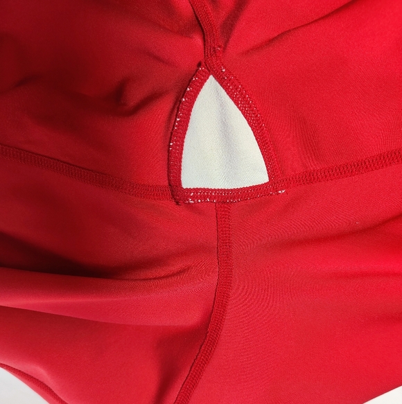 Alo Yoga high-waisted Airlift leggings vibrant classic red women's activewear L. - Picture 11 of 16